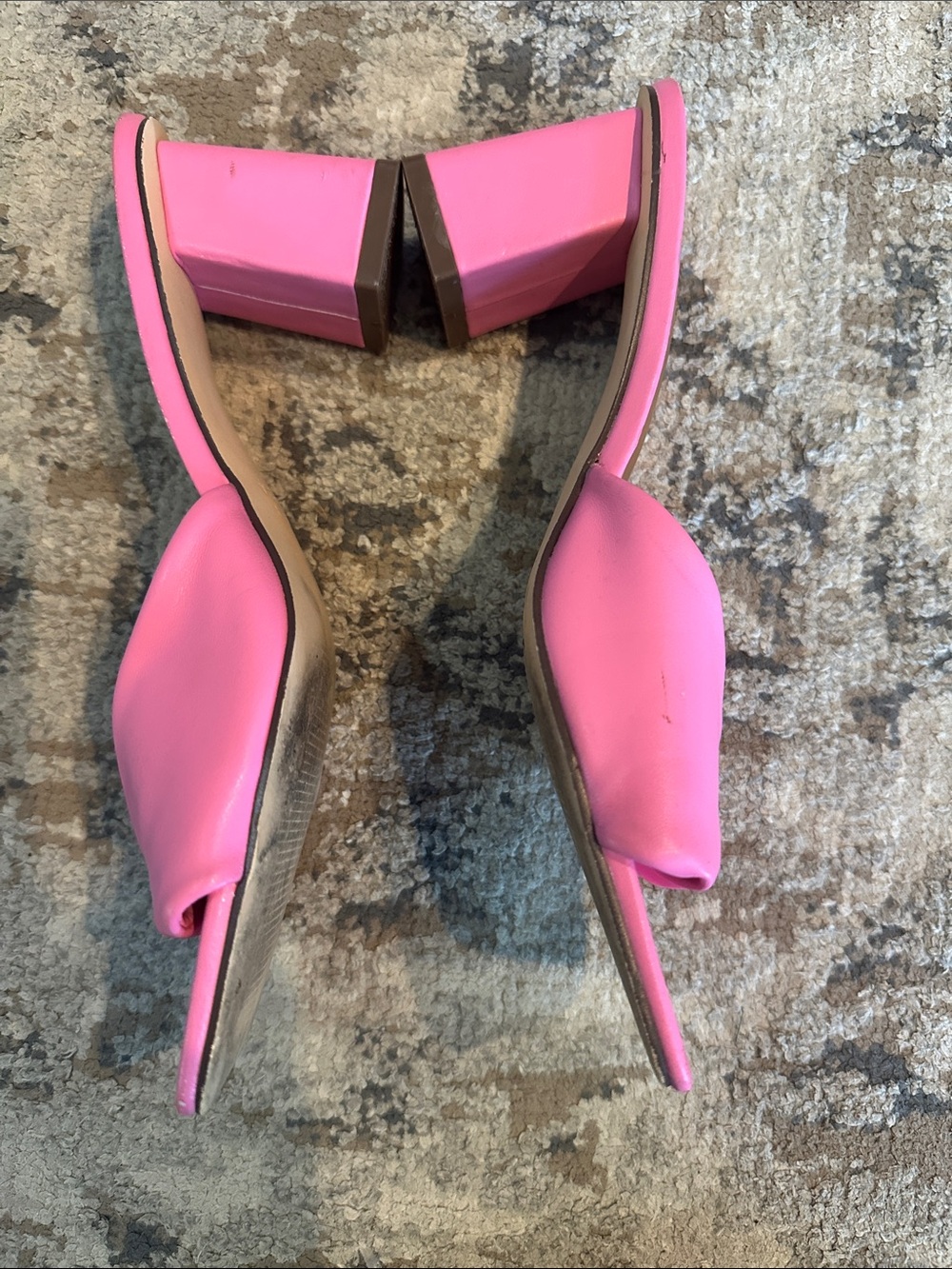 Primark Pink Square-Toe Slide Block Heels
Size 8 - Picture 2 of 7